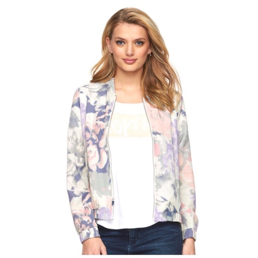 Juicy Couture Floral Bomber Jacket